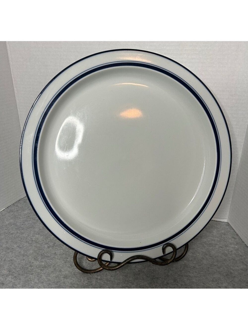 Dansk Bistro Niels Refsgarrd Christianhaven Blue Serving Platter Chop Plate 13”